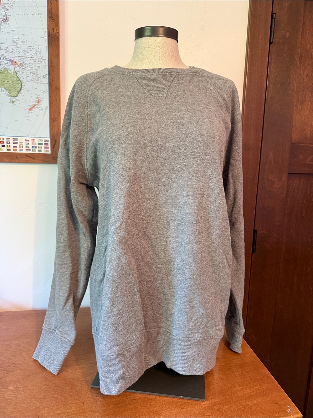 Goodfellow & Co Heather Gray Women's Crew Sweatshirt